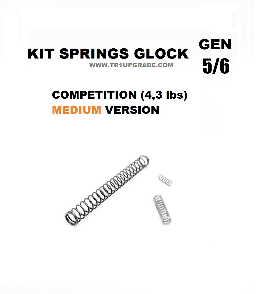 COMPETITION KIT SPRINGS for Glock Gen 1/2/3/4 - 5/6 Gen
