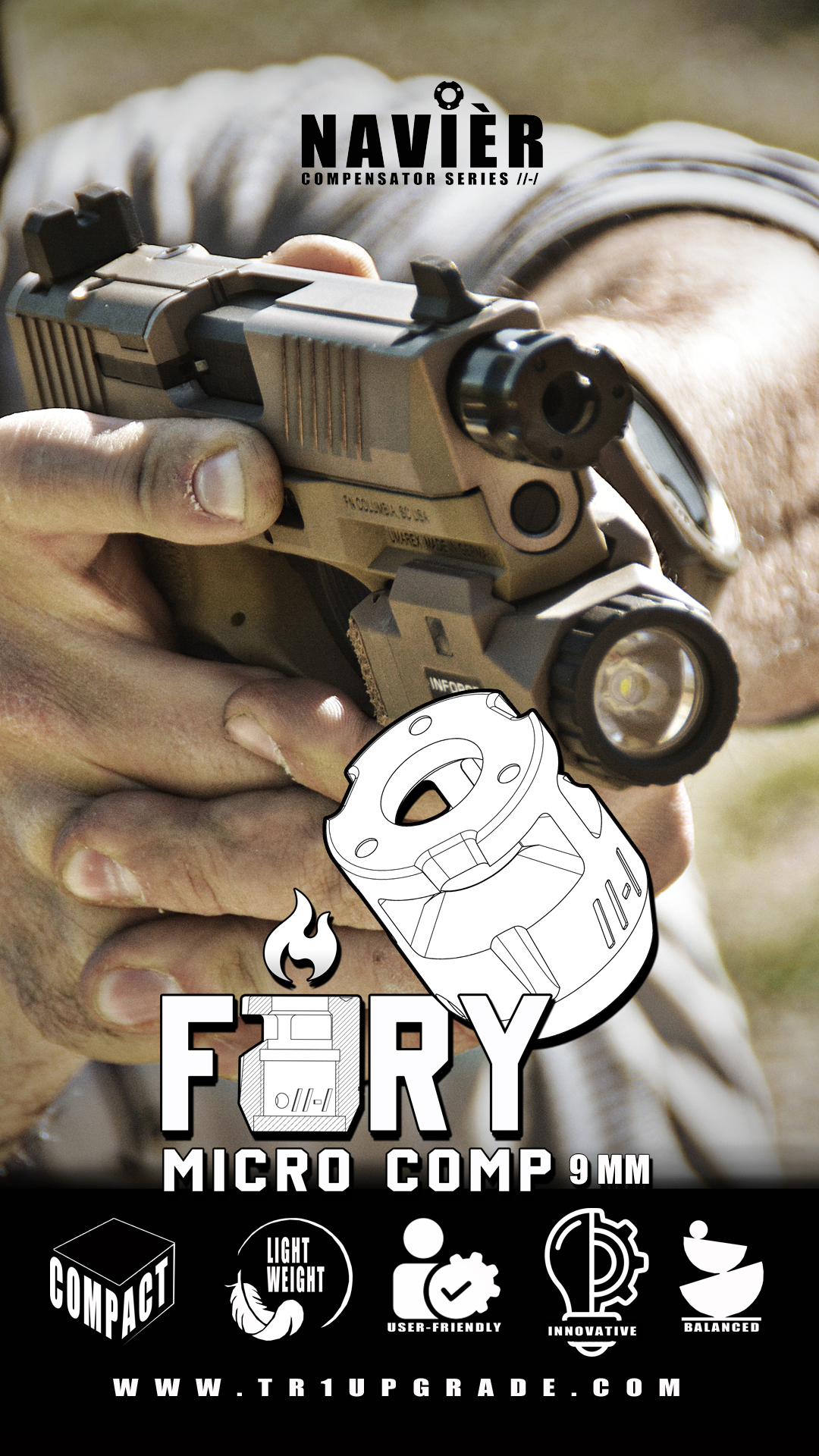 NAVIER Micro COMP "Fury" 9MM