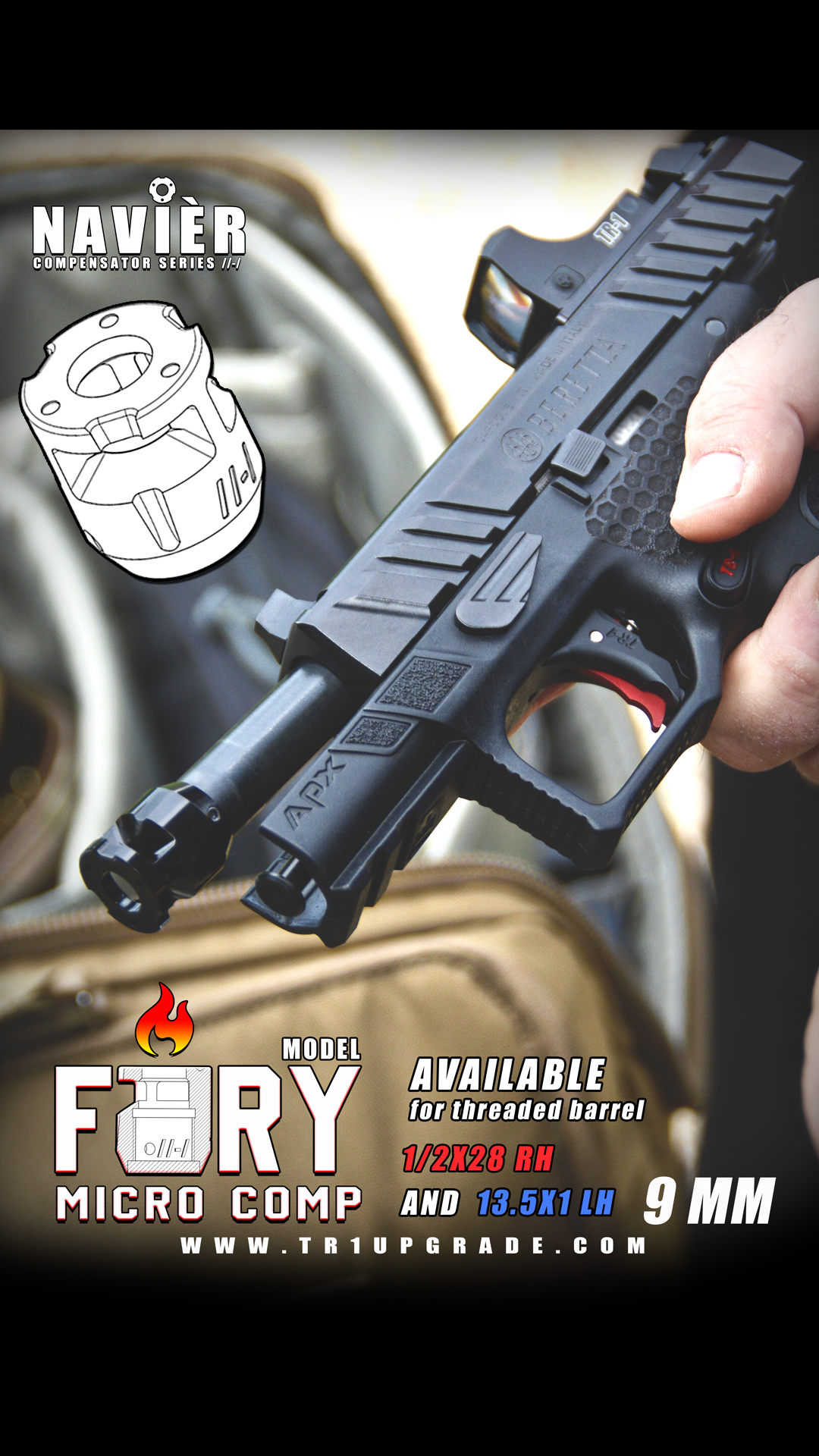 NAVIER Micro COMP "Fury" 9MM