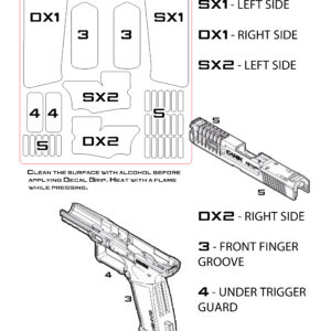 Decal Grip for Canik Mete Sft Pro